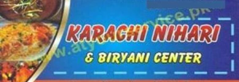 Karachi Nihari & Biryani – Shahnaz Plaza, F8 Markaz, Islamabad