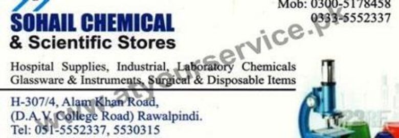 Sohail Chemical & Scientific Stores – Alam Khan Road, Rawalpindi