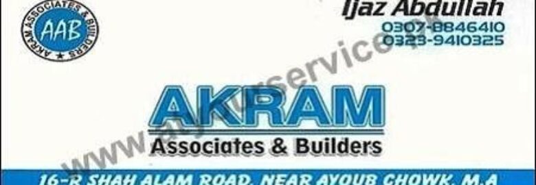 Akram Associates & Builders – Shah Alam Road, Johar Town, Lahore