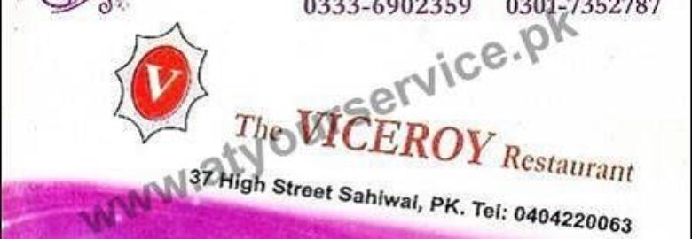 The Viceroy Restaurant – High Street, Sahiwal