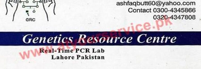 Genetics Resource Centre – Babar Block, New Garden Town, Lahore