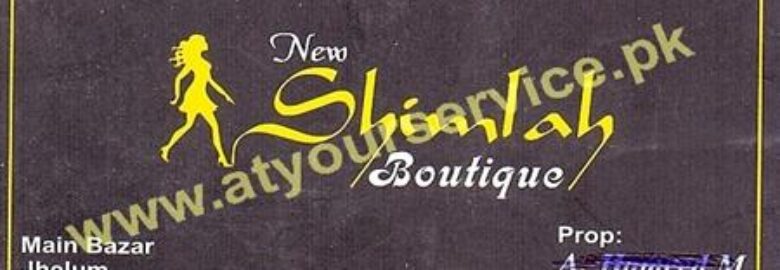 New Shimla Boutique – Main Bazar, Jhelum