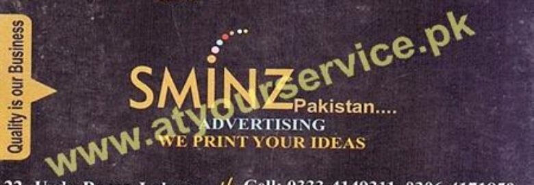 SMINZ Pakistan Advertising – Urdu Bazar, Lahore