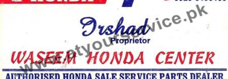 Waseem Honda Center – Near Railway Bridge, Ghani Plaza, Attock