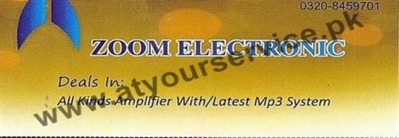 Zoom Electronic (Amplifiers) – Sarwar Centre, Hall Road, Lahore