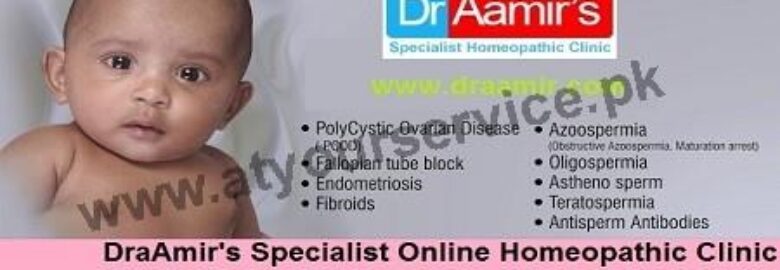 Dr Aamir’s Specialist Homeopathic Clinic – Divine Mega 2, Ghazi Road, Lahore