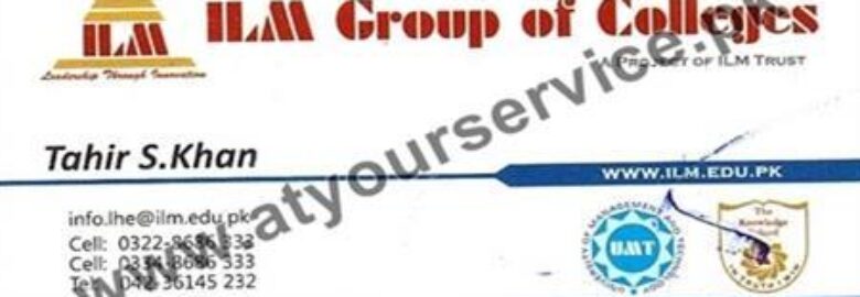 Ilm Group of Colleges – Madar e Millat Road, Township, Lahore