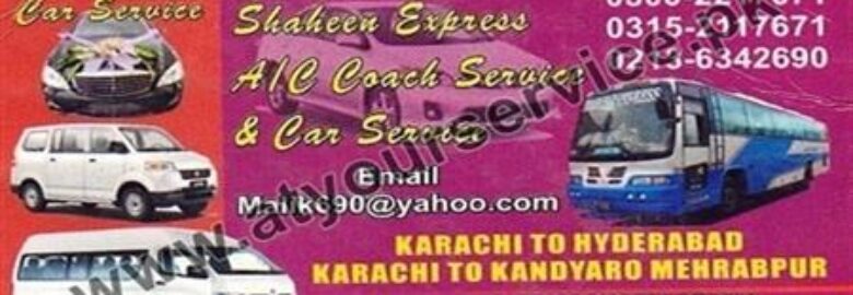 New Shaheen Express (AC Coach & Car Service) – Raees Amrohi Colony, Liaquatabad, Karachi