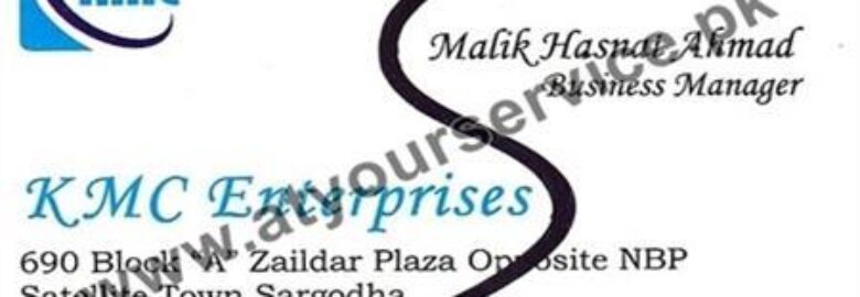 KMC Enterprises – Zaildar Plaza, Satellite Town, Sargodha