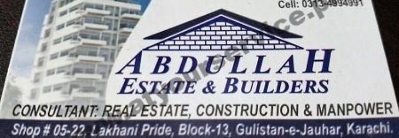 Abdullah Estate & Builders – Lakhani Pride, Gulistan e Jauhar, Karachi