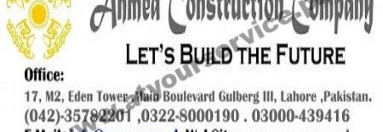 Ahmed Construction Company – Eden Tower, Main Boulevard, Gulberg III, Lahore