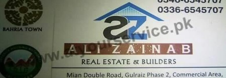 Ali Zainab Real Estate & Builders – Commercial Area, Phase 2, Gulraiz, Rawalpindi