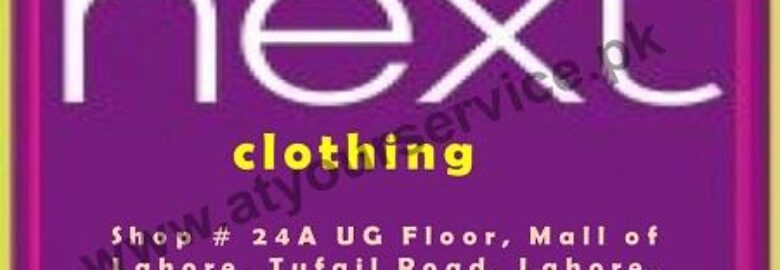 Next Clothing – Mall of Lahore, Tufail Road, Lahore