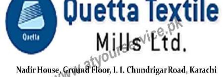 Quetta Textile Mills – Nadir House, I I Chundrigar Road, Karachi