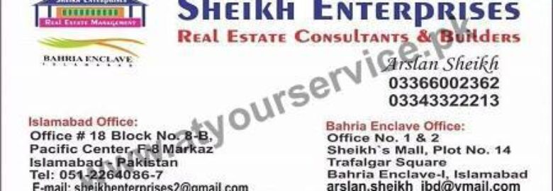 Sheikh Enterprises, Real Estate Consultants & Builders – Pacific Centre, F8 Markaz, Islamabad