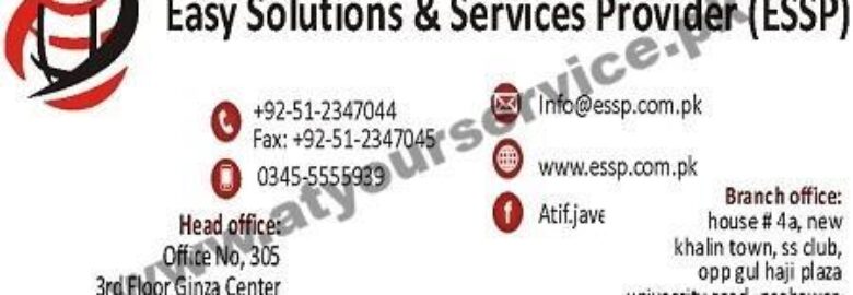 Easy Solutions & Services Providers – Ginza Centre, Jinnah Avenue, Blue Area, Islamabad