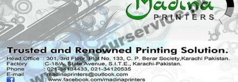 Madina Printers – CP Berar Society, Karachi