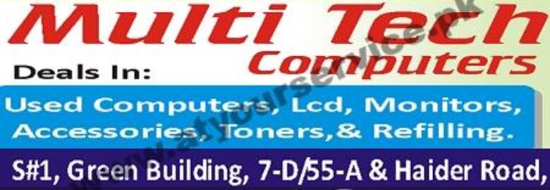 Multi Tech Computers – Green Building, Haider Road, Saddar, Rawalpindi