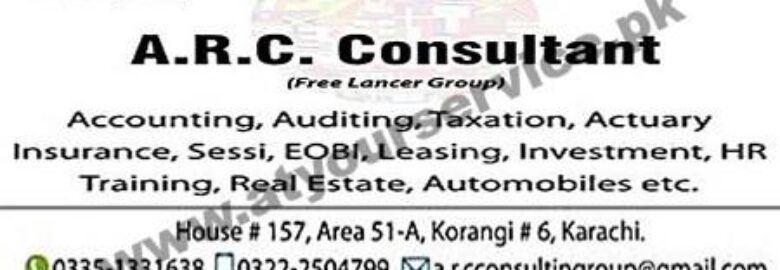ARC Consultant – Korangi No. 6, Karachi