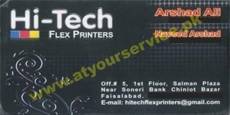 Hi Tech Flex Printers Salman Plaza Chiniot Bazar Faisalabad