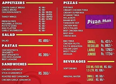 Pizza Max Pakistan – Jinnah Avenue, Model Colony, Karachi