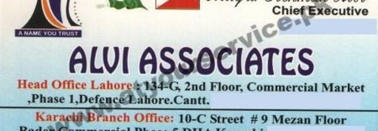 Alvi Associates – Commercial Market, DHA Phase 1, Lahore