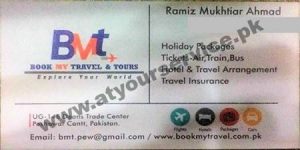 Travel and Tour Company in Peshawar