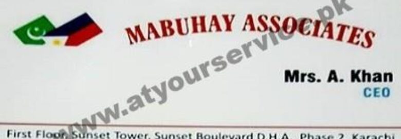 Mabuhay Associates – Sunset Tower, Sunset Boulevard, DHA Phase 2, Karachi