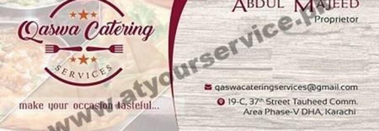 Qaswa Catering Services – Touheed Commercial, DHA Phase 5, Karachi