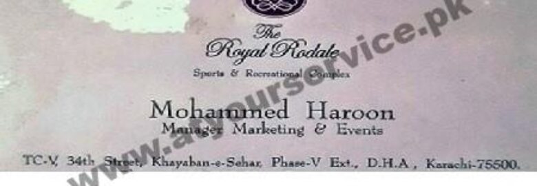 The Royal Rodale Sports & Recreational Complex – Khayaban e Sehar, DHA Phase 5 Ext, Karachi