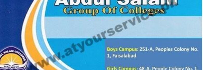 Abdul Salam Group of Colleges – Peoples Colony No. 1, Faisalabad