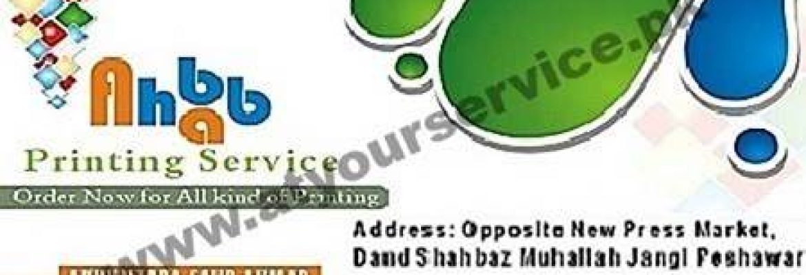 Ahbab Printing Service – Mohallah Jangi, Peshawar