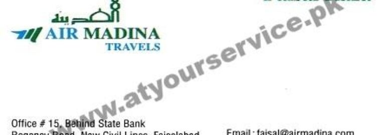 Air Madina Travels – Regency Road, New Civil Lines, Faisalabad