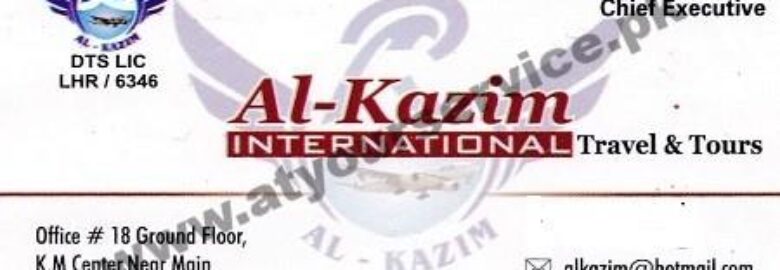 Al Kazim International Travel & Tours – K M Centre, Sargodha Road, Faisalabad