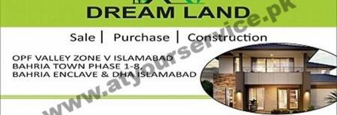 Dream Land – Malik Arcade, Phase 7, Bahria Town, Islamabad