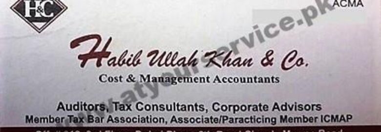 Habib Ullah Khan & Co. – Dubai Plaza, 6th Road, Rawalpindi