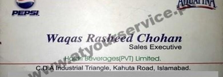 Haidri Beverages – CDA Industrial Triangle, Kahuta Road, Islamabad