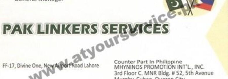 Pak Linkers Services – Divine One, New Airport Road, Lahore