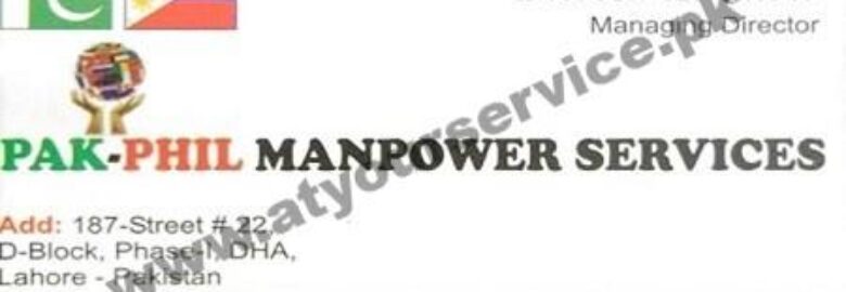 Pak Phil Manpower Services – D Block, DHA Phase 1, Lahore