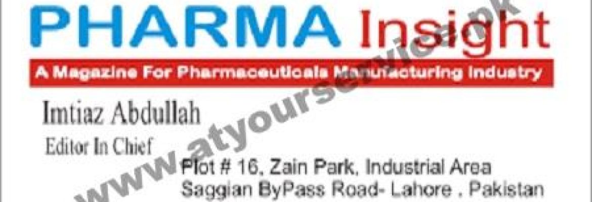 Pharma Insight – Industrial Area, Zain Park, Lahore