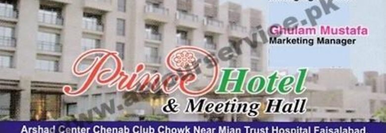 Prime Hotel & Meeting Hall – Chenab Club Chowk, Faisalabad