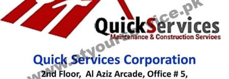 Quick Services Corporation – Al Aziz Arcade, Phase 7, Bahria Town, Rawalpindi