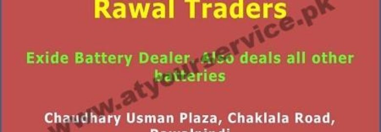 Rawal Traders – Ch Usman Plaza, Chaklala Road, Rawalpindi