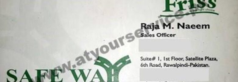 Safe Way Food & Beverage Industries – Satellite Plaza, 6th Road, Rawalpindi