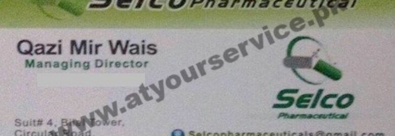 Selco Pharmaceutical – Bilal Tower, Sarki Gate, Circular Road, Peshawar