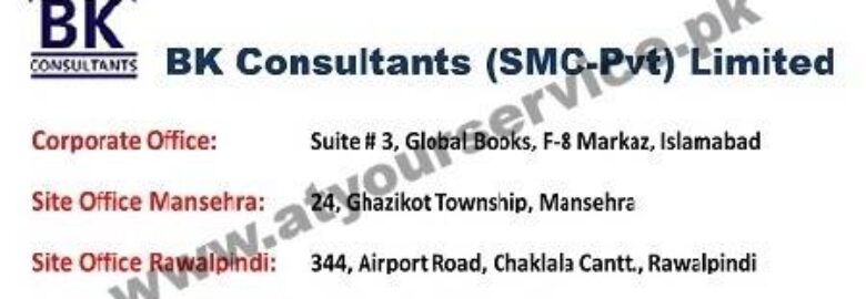 BK Consultant (SMC-Pvt) Limited – Kashif Plaza, F8 Markaz, Islamabad