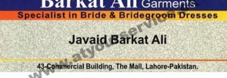 Barkat Ali Garments – Commercial Building, The Mall, Lahore