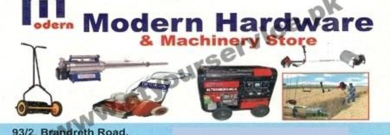 Modern Hardware & Machinery Store – Australia Chowk, Brandreth Road, Lahore