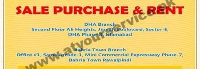 Paradise Estate – Sama Arcade, Phase 7, Bahria Town, Rawalpindi