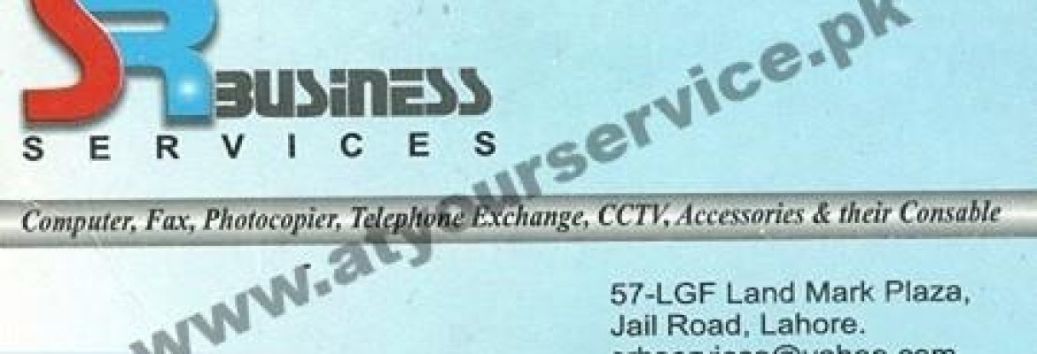 SR Business Services – Landmark Plaza, Jail Road, Lahore